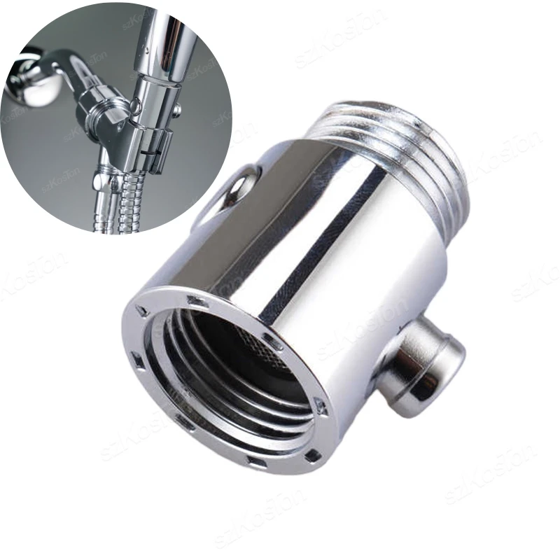 Shut-off Valve Flow Limiter Shower Head One-Button Pause Water Stop Valve for Shower Head Hand Shower Bathroom Accessories