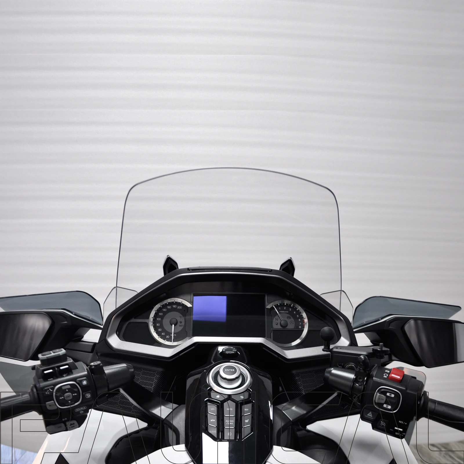 For Honda Gold Wing HYPERMOTARD Motorcycle Mirror Wind Wing side Rearview Reversing rearview mirror with transparent windshield