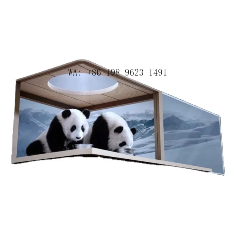 Custom Double Sided Pole Mounted Outdoor LED Screen Waterproof High Brightness Fixed Panel for Commercial Advertising Display