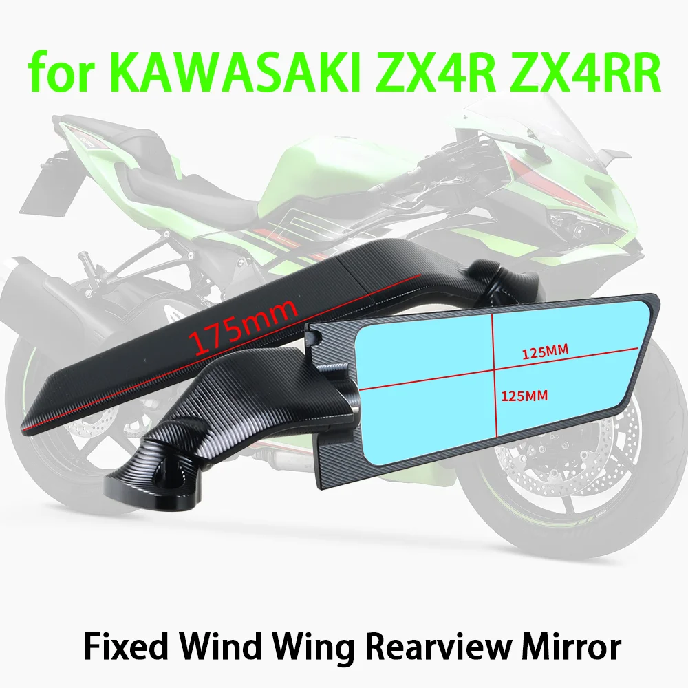 

2024 ZX-4RR ZX-4R Mirror For Kawasaki ZX-4RR ZX-4R Accessories ZX-4RR ZX-4R Motorcycle Rear View Side Mirror 2019-