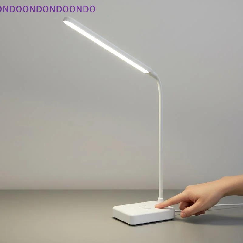 

Rechargeable LED Eye Care Desk Lamp With 3 Color Modes Dimmable Phone Stand For Home Office Reading Working