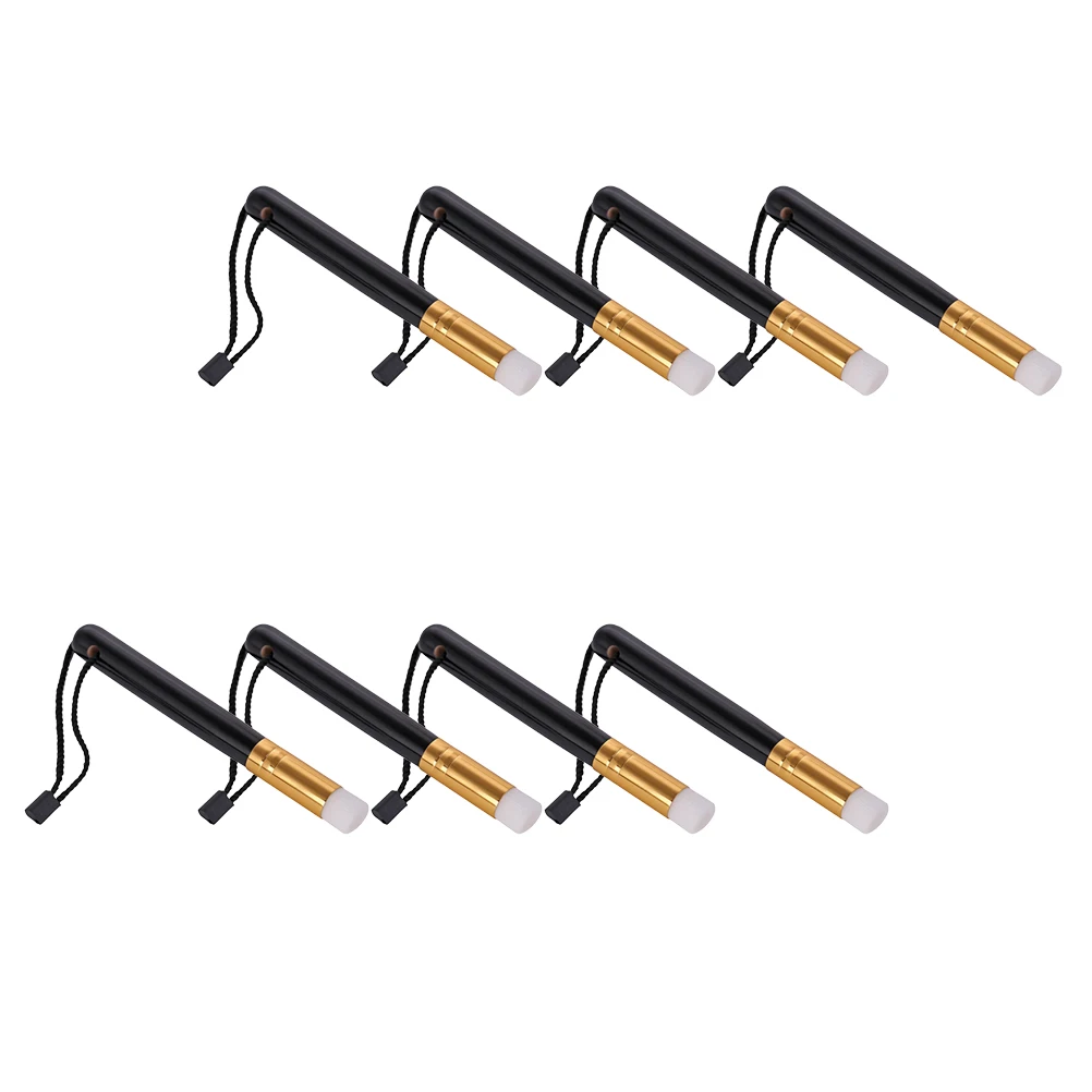 

8 Pcs False Eyelash Cleaning Brushes Black Plastic H Salon Accessories Grafting Eyelid Makeup Tools Multifunctional Soft