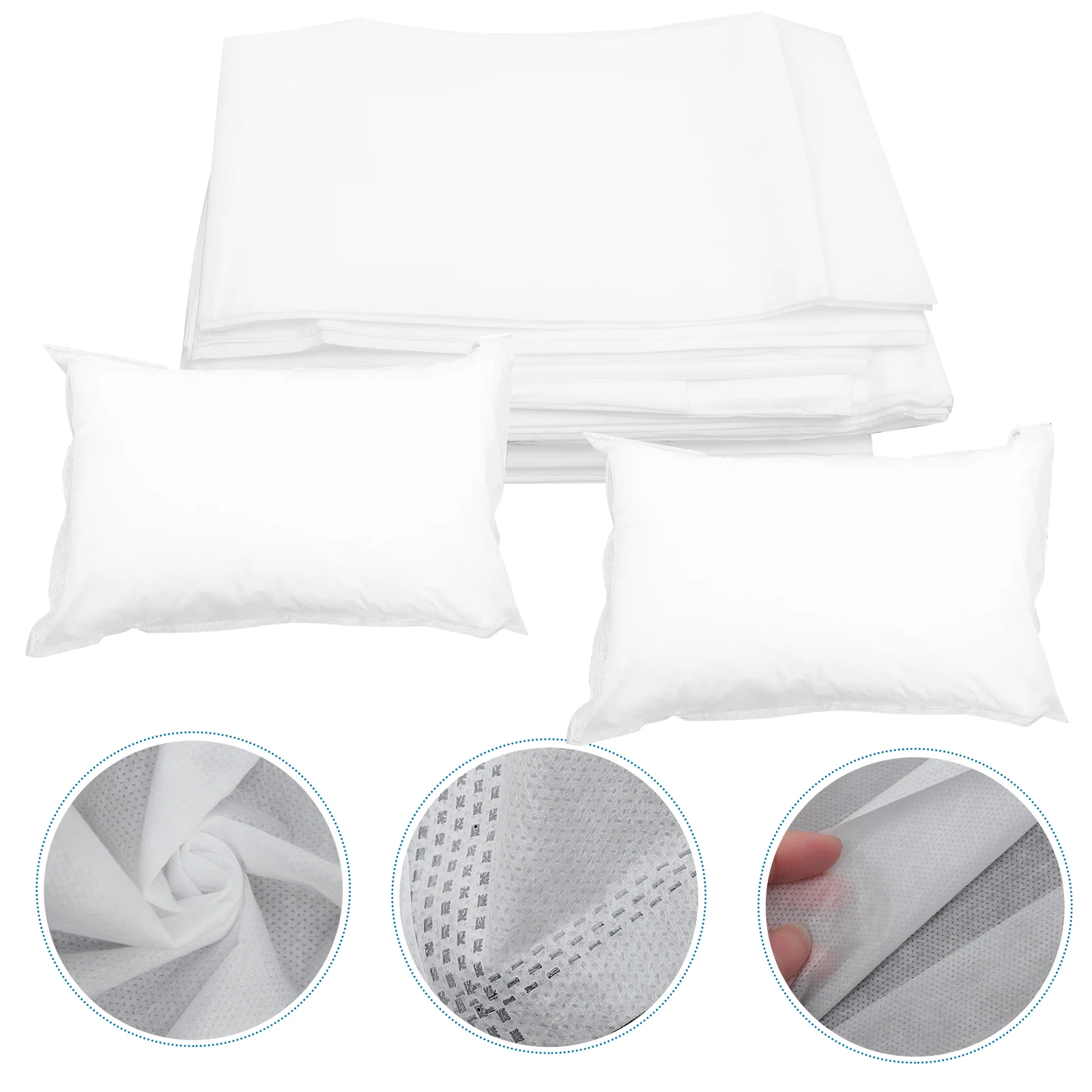 

1 Set Disposable Bedding Set For Travel Soft Lightweight Portable Bed Sheets Quilt Cover Pillowcase Travel Sheets For Hotel