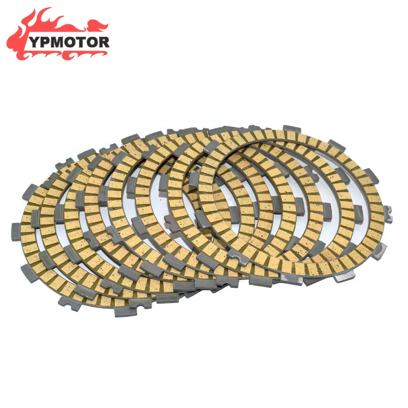 K5 K6 K7 K8 8PCS/Set Motorcycle Clutch Plates Friction Discs Plate Kit For SUZUKI GSX-R 600 750 GSXR1000 GSX-R1000 2005-2008
