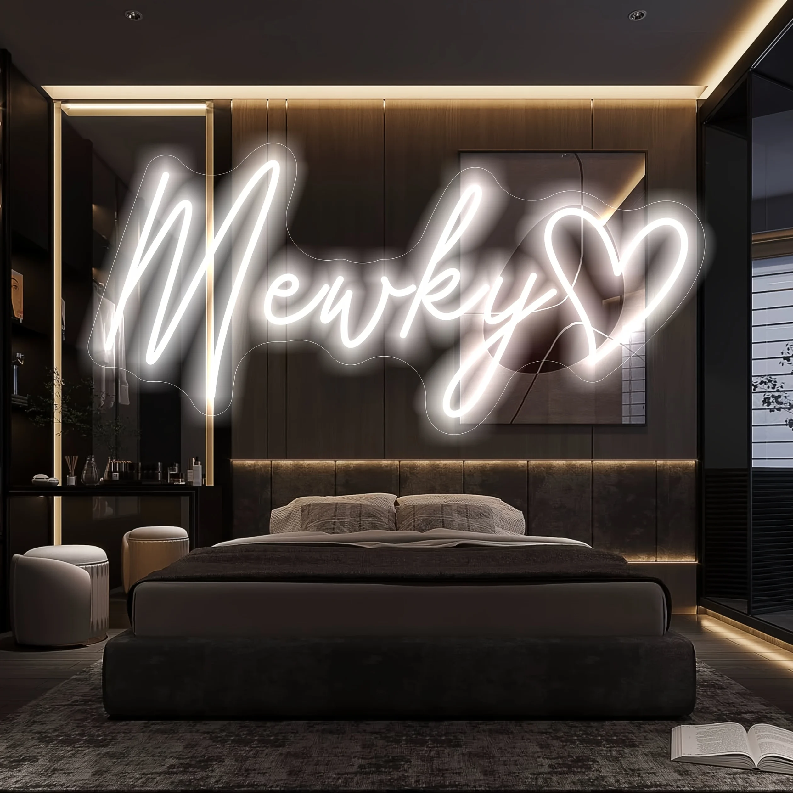

Personalized LED Neon Sign Custom Neon USB Multi Font Color For Restaurant Bar Billiards Room Cafe Manor Wall Decoration Light
