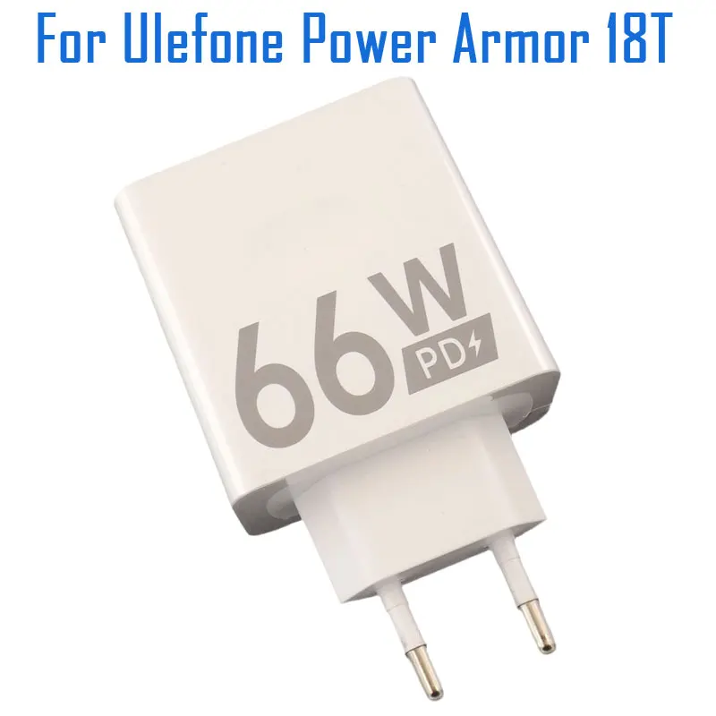 New Original Power Armor 18T Charger Official Adapter Charger Plug Type-C Cable Data Line For Ulefone Power Armor 18T Smartphone