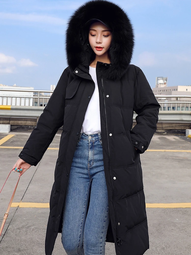 Belt Hooded Pockets Casual Cotton Thick Parkas Winter Warm Down Coats Korean Style Office Lady Clothes Autumn Jacket For Women