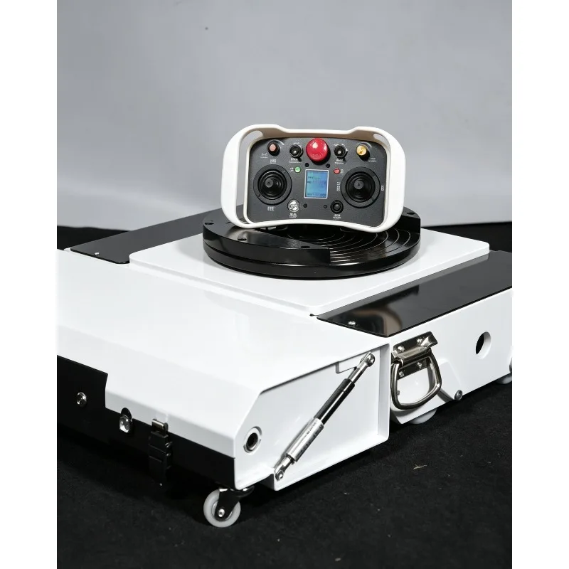 10 Ton Electric Tank Trolley Industrial Heavy Machinery Moving Skates Rollers Object Cargo Shifting Transporter for Factory