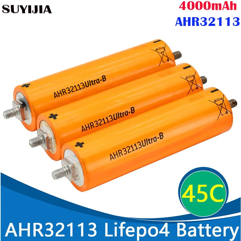 Brand New Manufacturing A123 AHR32113 Lifepo4 Battery 3.2V 4000mah 45C Rechargeable Lithium Iron Phosphate Power Battery