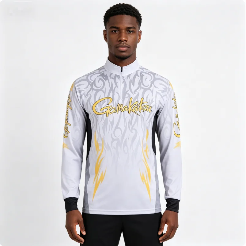 

Fishing Clothing Spring Autumn Men Long Sleeve Outdoor Cycling Shirts Quick Dry Breathable Fishing Jerseys
