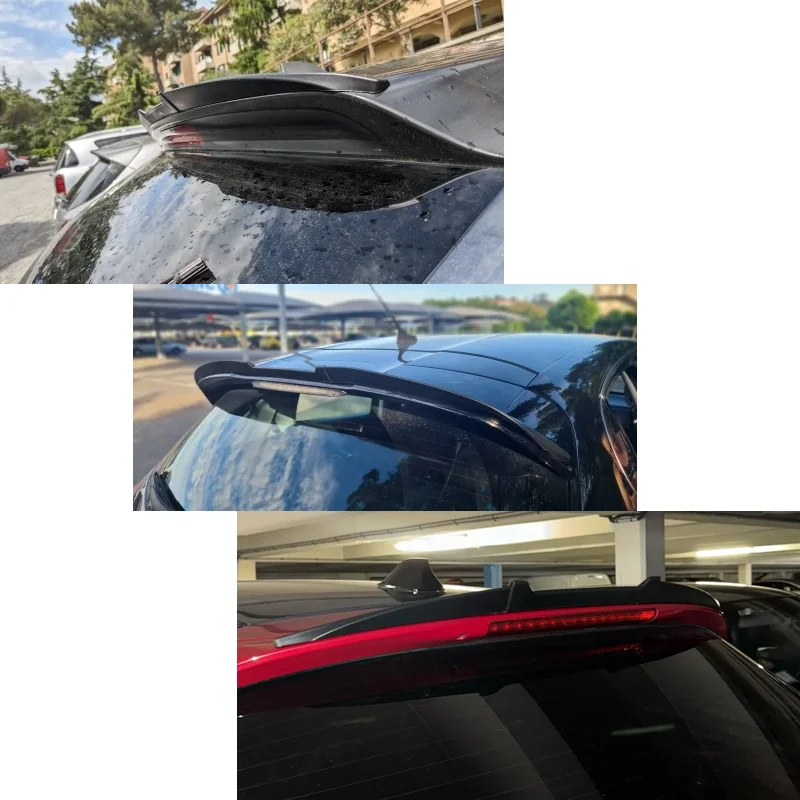For Renault Clio RS Sport 2006 2007 2008 2009 2010 2011 2012 Car Rear Roof Spoilers Trunk Tail Wing Accessories