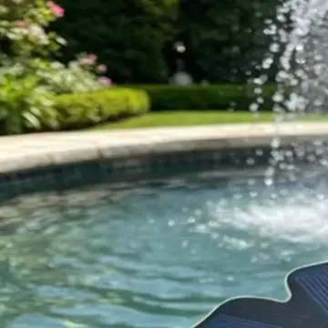 Easy Installation Garden Fountain Outdoor Water Feature Floating Solar Fountain Dynamic Spray Patterns Weather Resistant Design