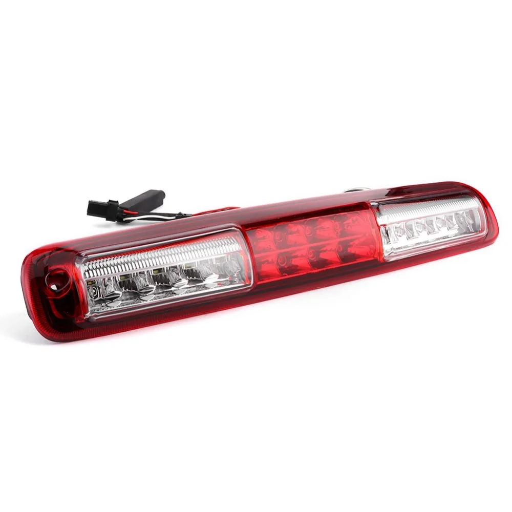Durable Red Lens LED Brake Light White Housing Waterproof High Mount Brake Light Replacement Rear Brake Lamp 99-06 Models