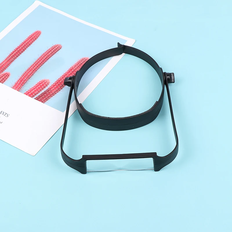 Head-mounted 4-fold Lens Replaceable Reading and Maintenance Magnifying Glass