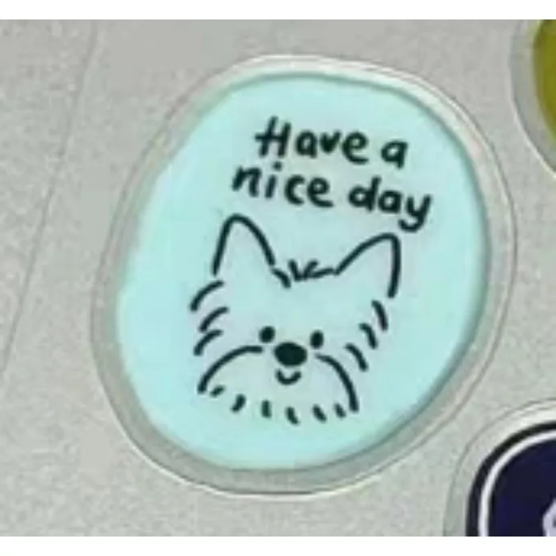 Cute Cartoon Cat Dog 3D Transparent Resin Sticker Jelly Decal for DIY Mobile Phone Case Tablet Crafts Decor Material Accessories view 3