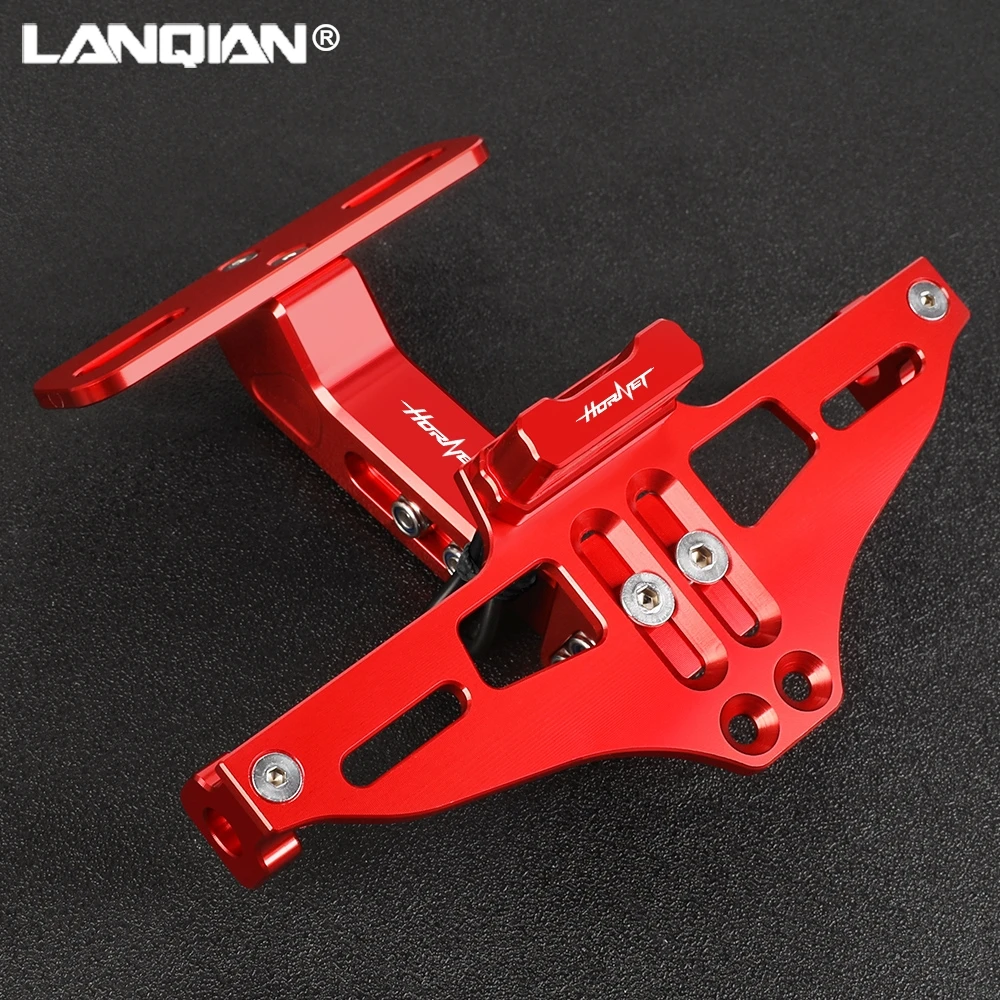 

For HONDA Hornet CB600F CB600 CB599 CB919 CB750 Hornet Adjustable Frame Holder Bracket Motorcycle Angle License Number Plate