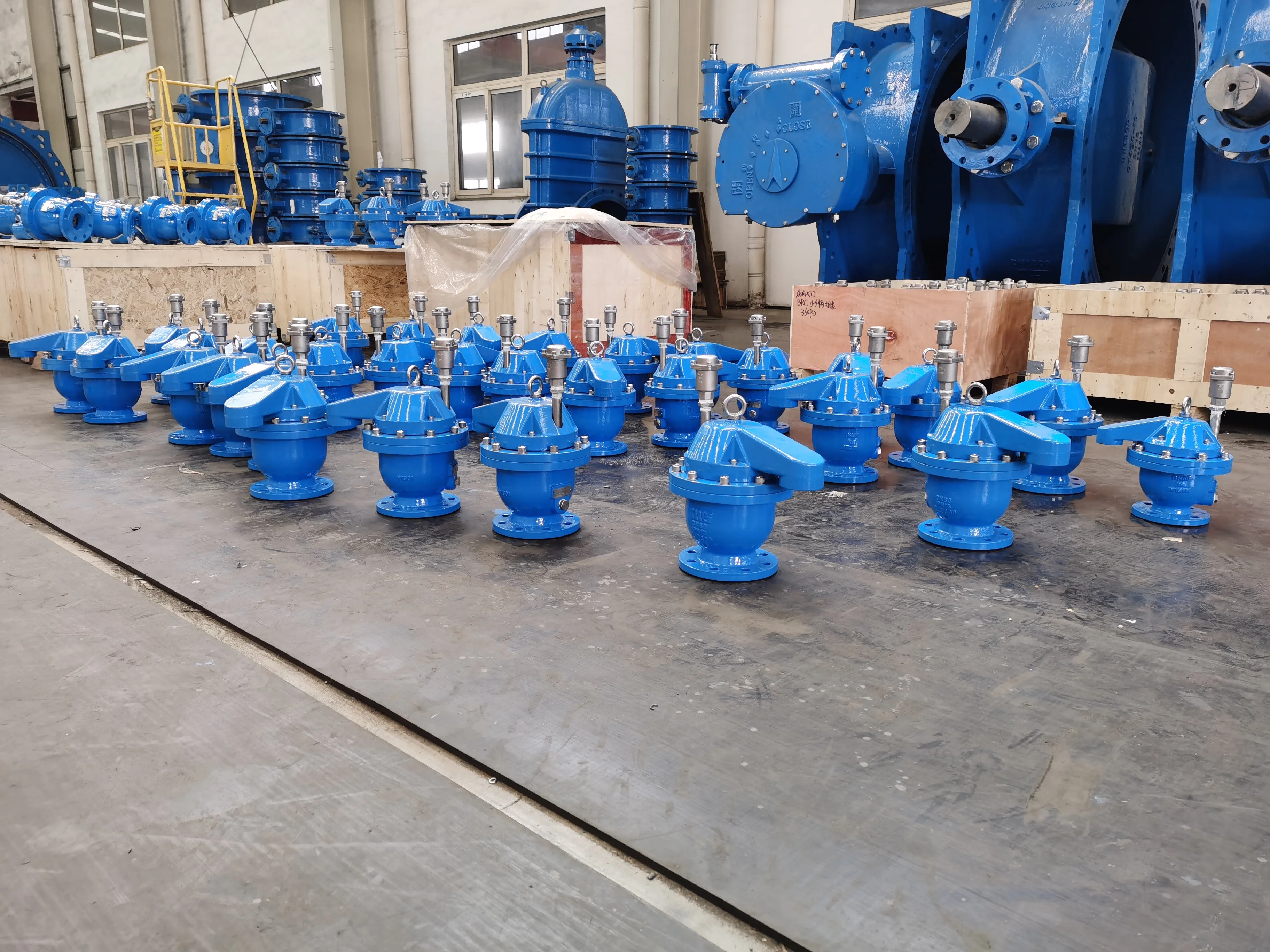 DN100 PN10 DI Combination Air Release Valve  Vent Valve