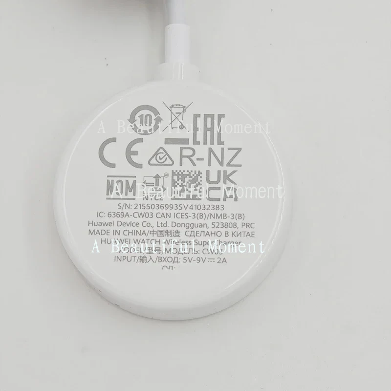 CHEN 6369A-CW03 CW03 Watch Wireless Charging Dock Input 5V-9V 2A For   Watch D/GT Runner/GT Cyber/Buds /4/5 Pro