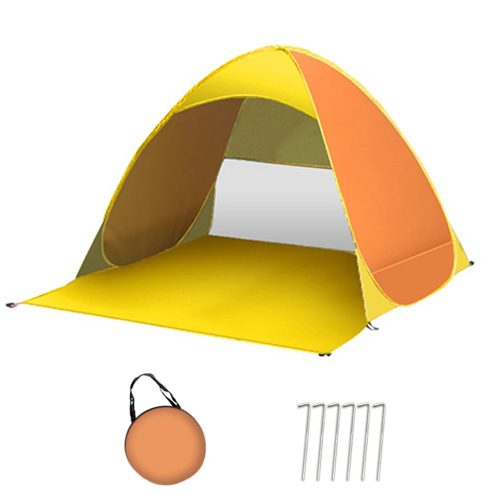 

Pop Up Tent for Camping Beach Tent Sun Shelter Instant Opening Wind and Rain Protection UV Resistant Easy to Store