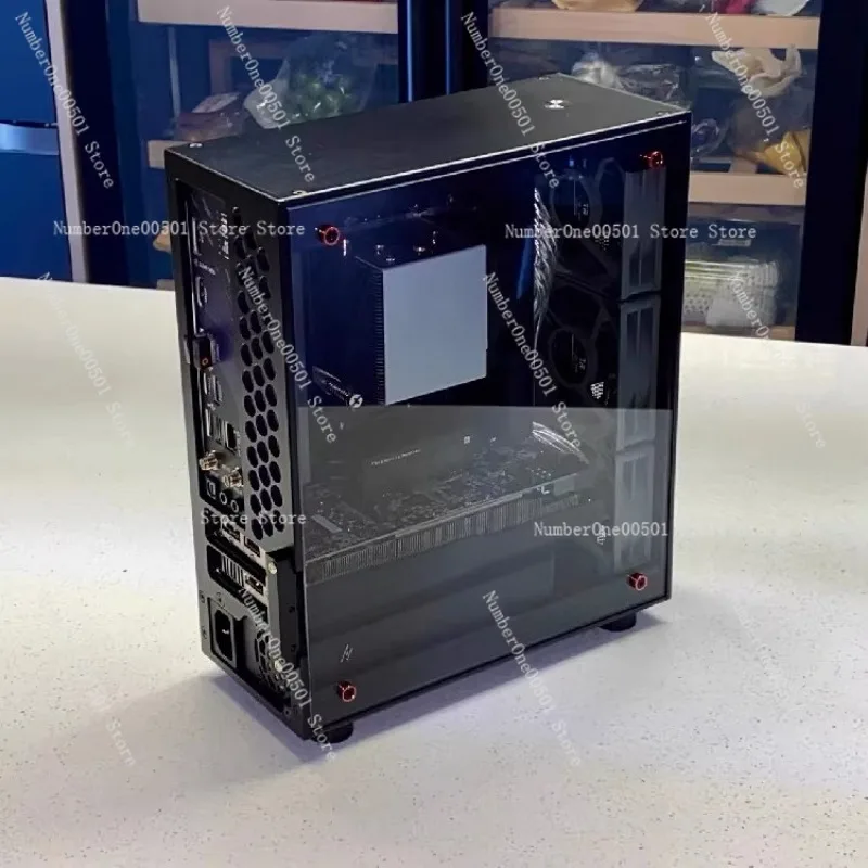 V9.1 Long Custom Aluminum Flex PSU Mini Case Support Dual Slot Low Profile PCI