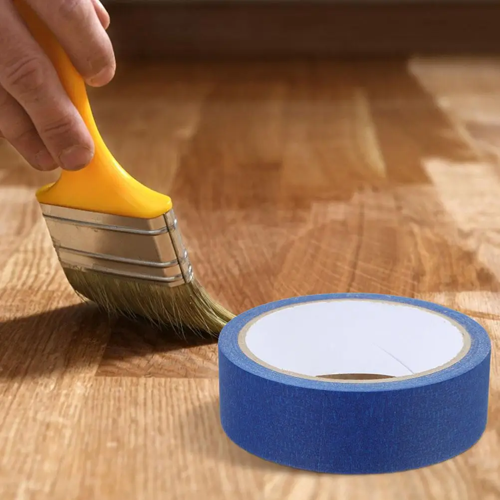 4 لفات من بقايا الحائط لديكور الحائط، حماية منخفضة منخفضة التك، شريط لاصق ورقي للحرف اليدوية