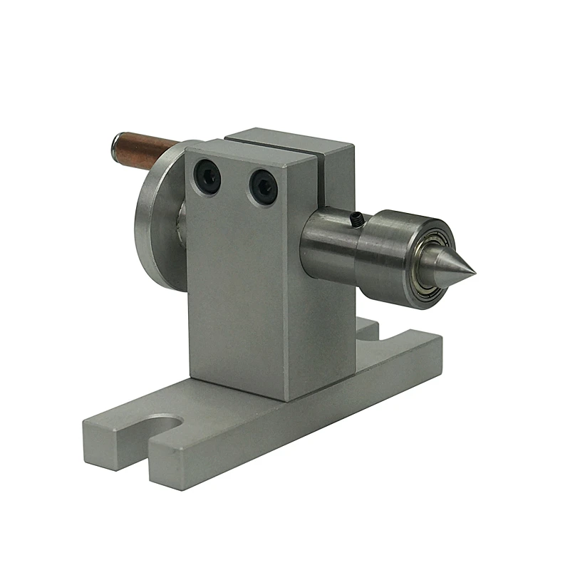 نشاط Tailstock 4th محور 65 مللي متر كشتبان مركز الارتفاع 44 مللي متر 54 مللي متر لتقوم بها بنفسك الليزر مخرطة النجارة الطبطبات 3 فكي محور دوار مخرطة استخدام