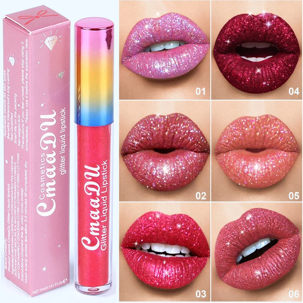 6-Color Glitter Liq…