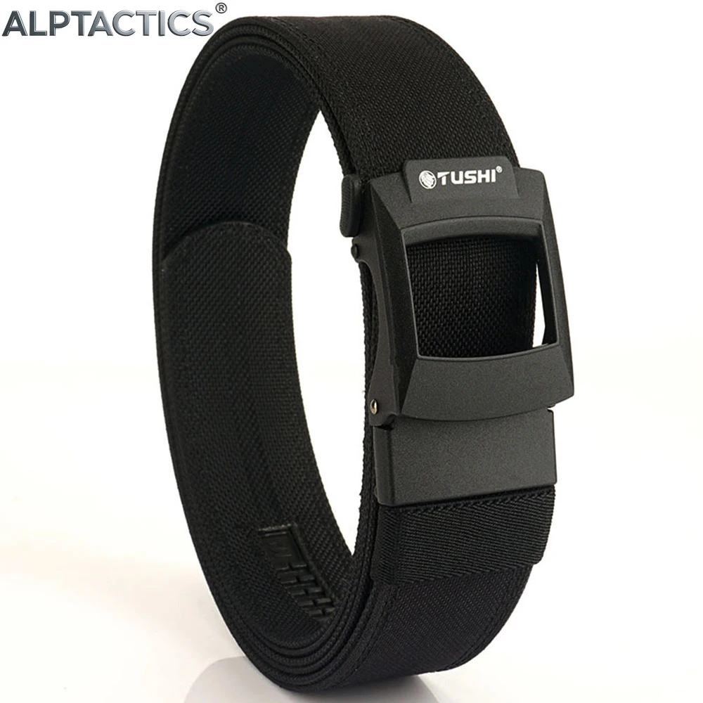 

Мужской тактический ремень ALPTACTICS с многофункциональной пряжкой из сплава, для активного отдыха, из нейлоновой ткани, для тренировок, с быстрым креплением