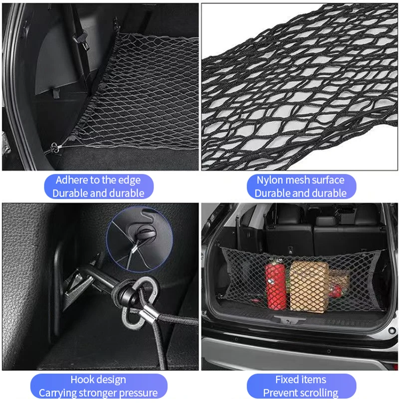 For Toyota Corolla E110 MK8 Sprinter Carib Chevrolet Prizm 1996~2002 1997 Car Trunk Net Interior Luggage Cargo Organiser Auto