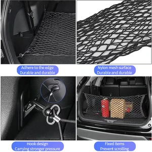 Hyundai Tucson EV NX4 2021 2022 2023 carmakers, automotive accessories, luggage bag, load organizer, nylon elastic mesh 8 Main Sales Curtain Dolly holder Tucson - №6