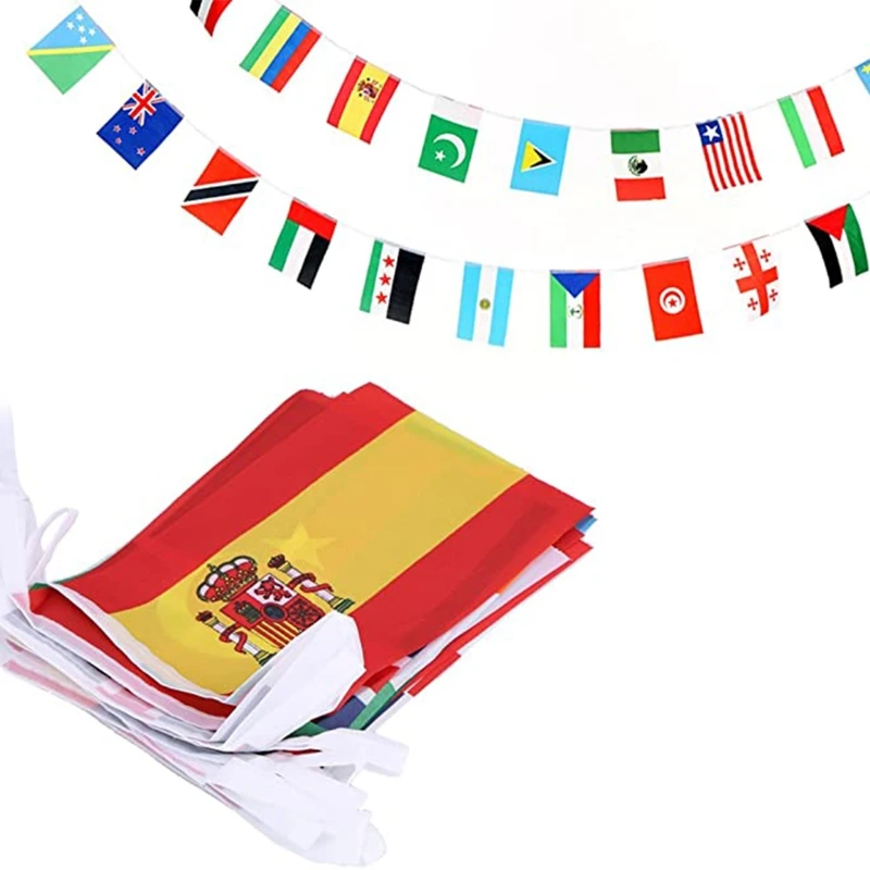 100 Countries String Hanging Flags Countries World Flags Party Decors