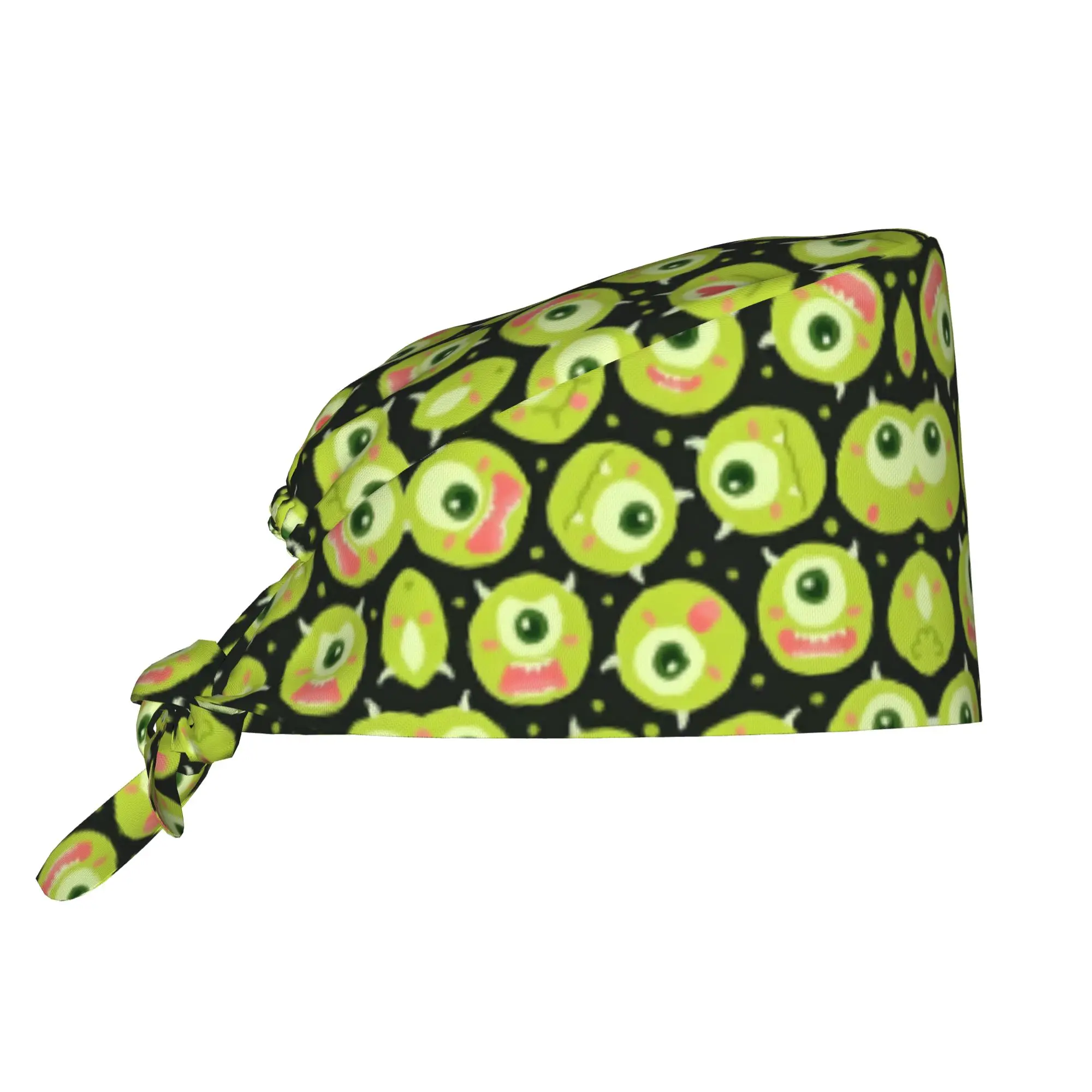 Custom Monsters Anime Universitye Medical Staff Scrubs Hat Men Women Cartoon For Chef Hat Scrub Caps