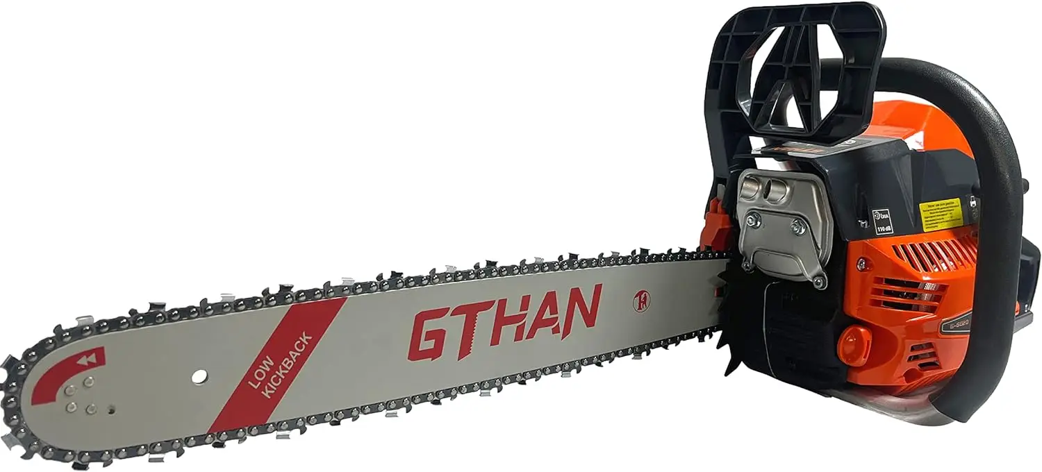 Gas Chainsaw 60cc 2-Cycle Gasoline Powered Chainsaws 20-Inch Professional Power Chain Saws For Forest Cutting Trerm Use