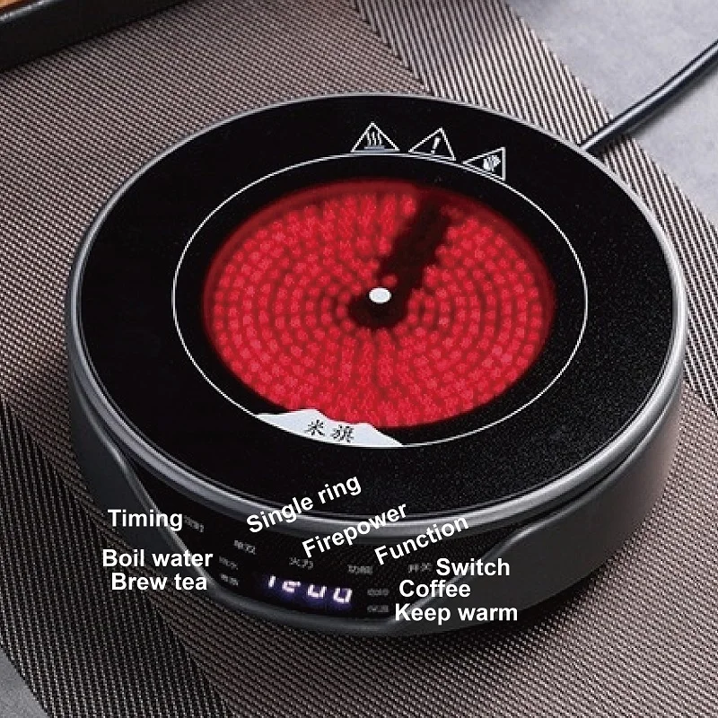 110 فولت/220 فولت الكهربائية السيراميك موقد الشاي موقد الكهربائية لوح تسخين سخان موقد فرن التدفئة صانع الشاي المحمولة الصغيرة غلاية مياه