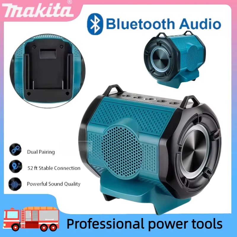 

Makita Bluetooth Speaker For 18V 20V Battery USE USB Type-C Port Charge Player Loudspeaker Amplifier