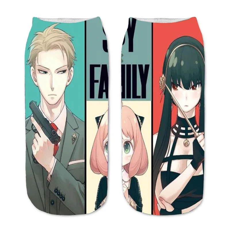 

Unisex socks Cosplays Teenager Hip Hop Casual Socks For Anime SPY×FAMILY Socks Cartoon Print Adult Socks