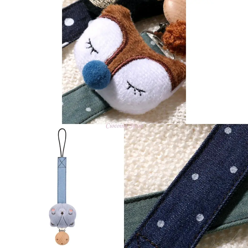 

Y1UB Multipurpose Pacifier Clip Chain Lanyard for Infants Attach Burp Clothing