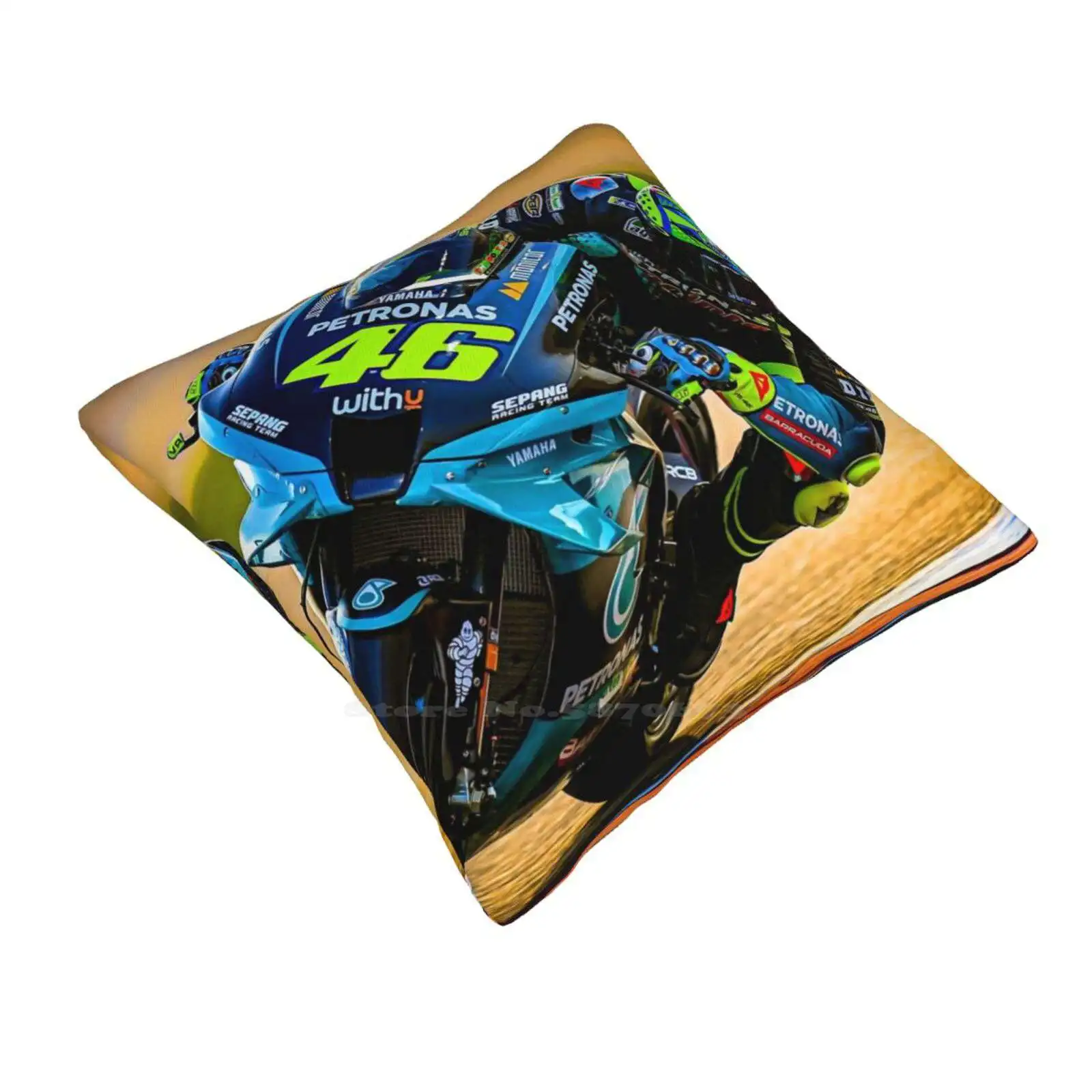 Racing His 2021 Motorcycle Pillowslip Pillowcase Motorbike Motorcycle Racing Motorsports Rider Racetrack Fan 2021 The Doctor