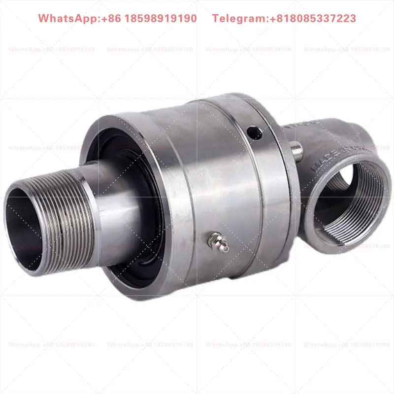 304 Stainless Steel Universal Rotary Joint, Corrosion Resistant 360° Swivel Connector, High Temp High Speed Spare Fitting