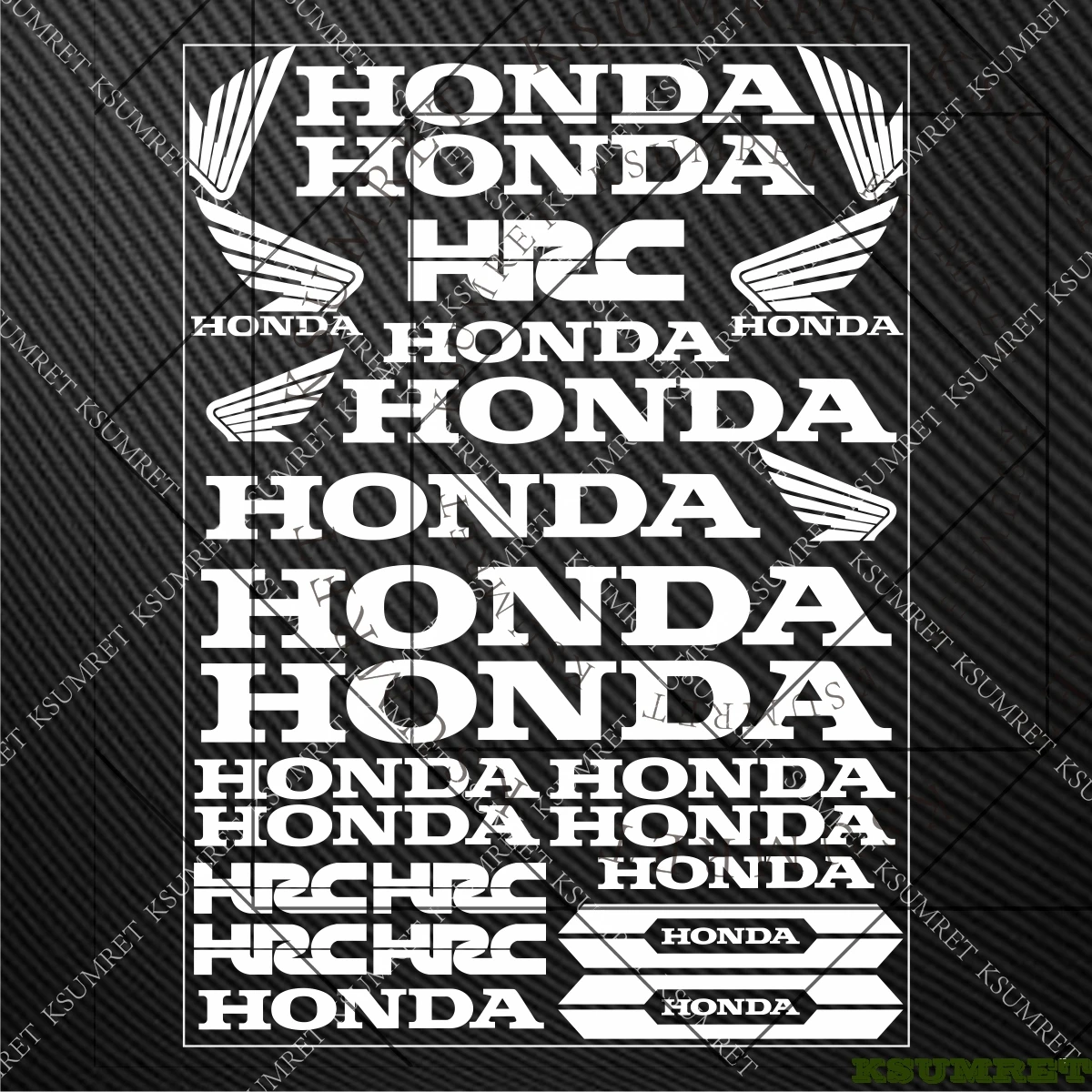 

Для мотоцикла Honda наклейка логотип наклейки на бак наклейки