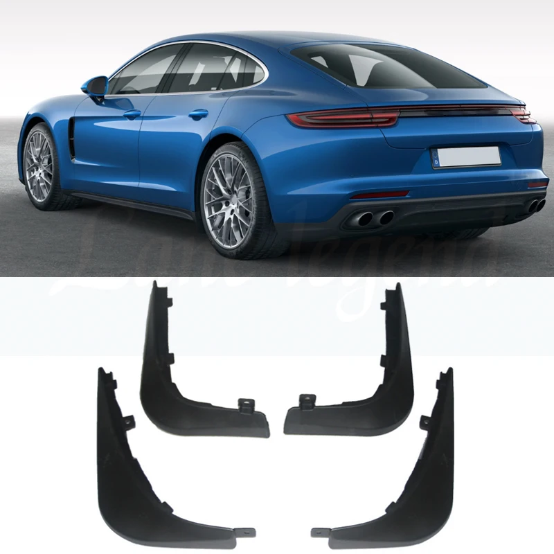 4PCS for Porsche Panamera 971 G2 2017 2018 2019 2020 Mudguards Mudflaps Fender Mud Flap Splash Mud Guards Protect Accessories