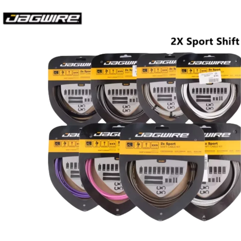 JAGWIRE 2x Sport Shift Cable Mountain Bike Road Bike 2x Transmission Line Set Speed Control Line Pipe For Shimano and SRAM