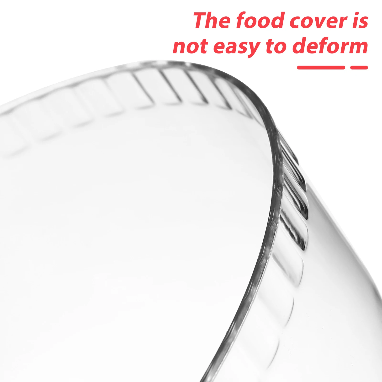 

2 Pcs Food Covers Dome Clear Snack Tray Cake Pans Protector Plate Stainless Steel Reusable Easy Clean Dinner Party Buffet