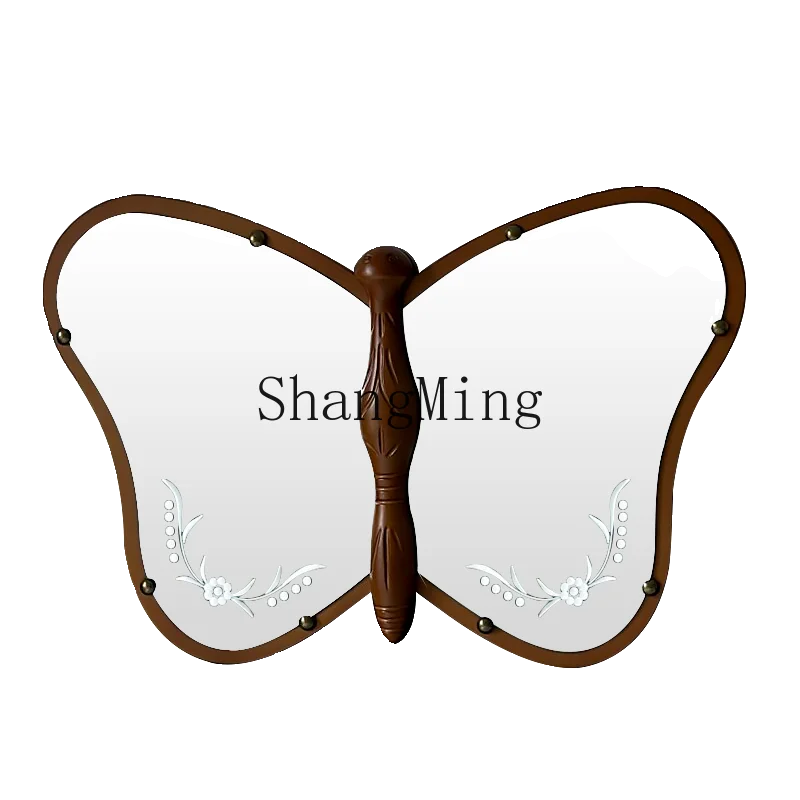 

DHY medieval butterfly mirror vanity mirror retro vanity mirror porch fireplace wall