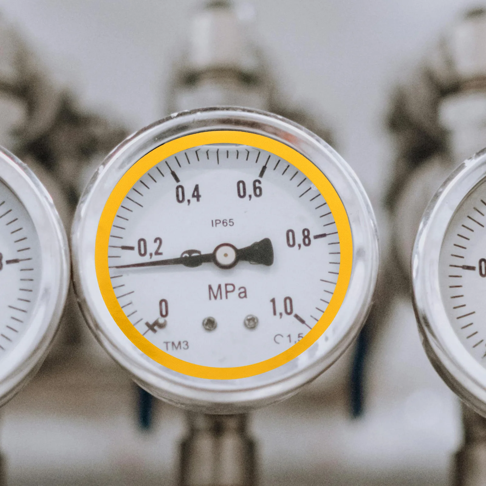 

5 Sheets Red Pressure Gauge Sticker For Indication Pressure Gauge Stickers Waterproof Reflective Adhesive Labels For Instruments