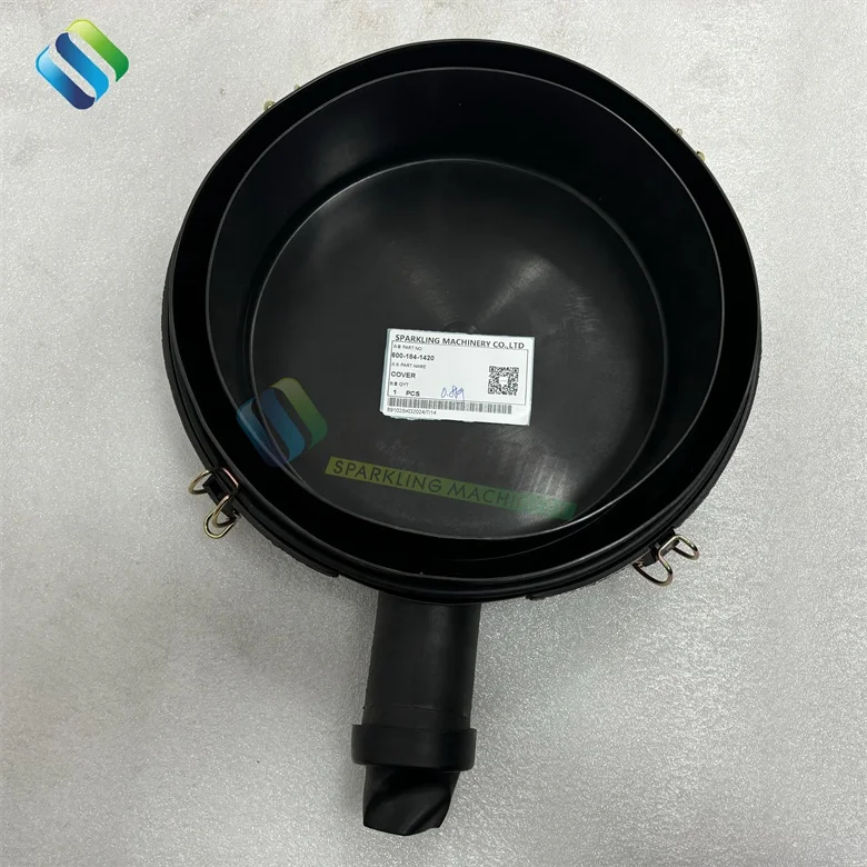 600-184-1420 PC228 PW180 قطع غيار ماكينات البناء غطاء مرشح الهواء للحفارة