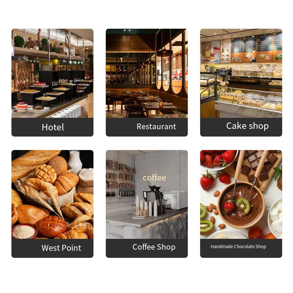 آلة طلاء وتقسية الشوكولاتة الأوتوماتيكية، حالة جديدة لذوبان الحليب والشوكولاتة المائية #4