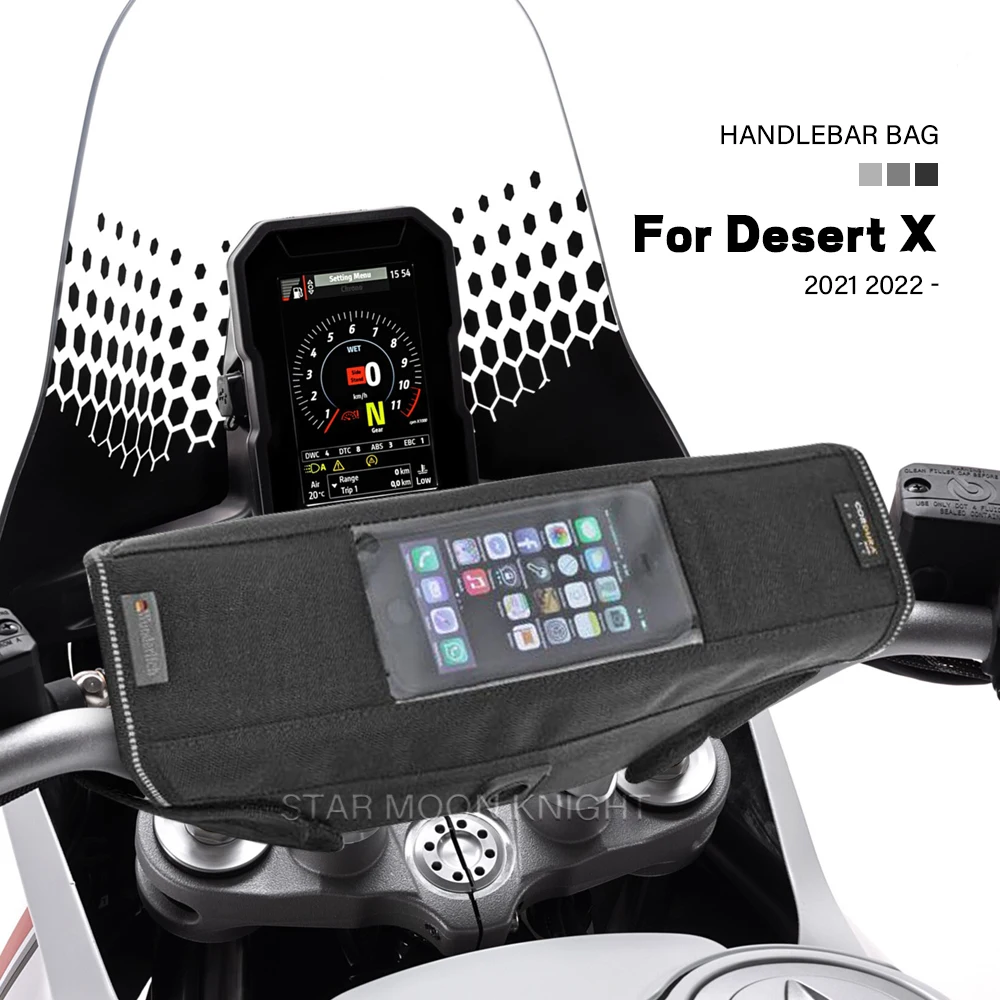 

Сумка на руль для Ducati Desert X (2021-), портативные водонепроницаемые сумки для хранения телефона, Мотоциклетные аксессуары