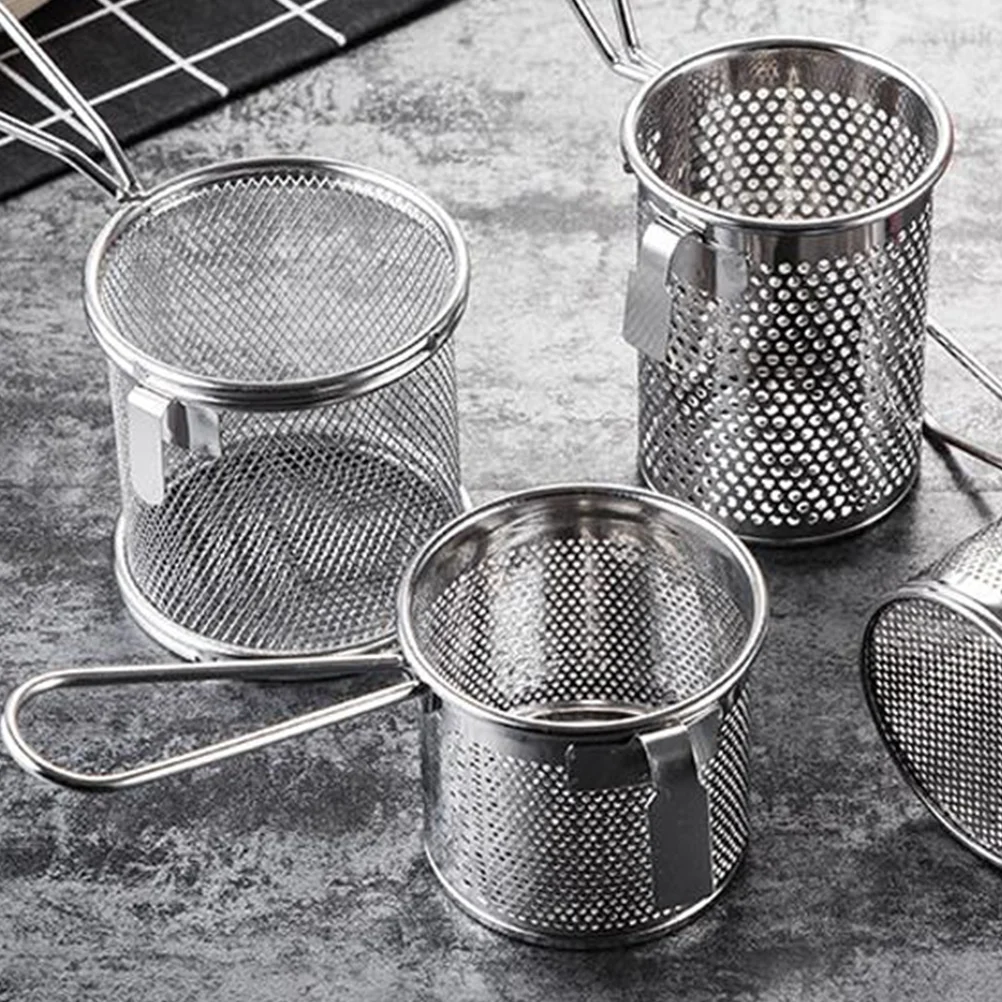 

Sieve Strainer Hot Pot Slip Through The Net Hanging Colanders Hot-pot Mesh Side Separating