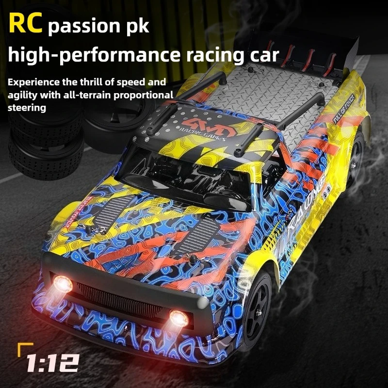 1/12 124020 RC Bürstenloser Motor Allradantrieb Flacher Sportwagen Simulation Wasserdichtes ferngesteuertes Auto Spielzeug